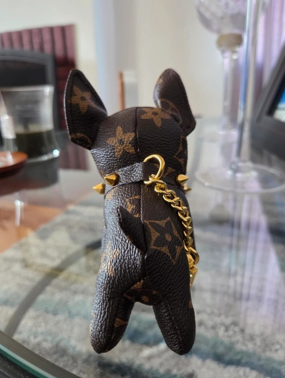 Brown French Bulldog Keychain, Nwot - Picture 3 of 5